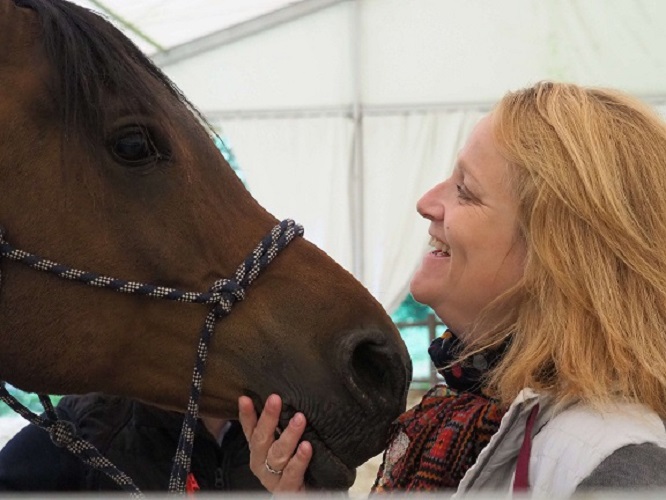 sabrina ricou et son cheval