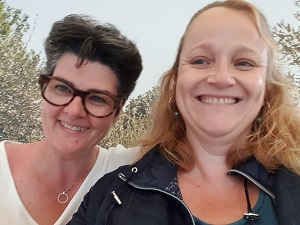 Anne trampoglieri et sabrina ricou
